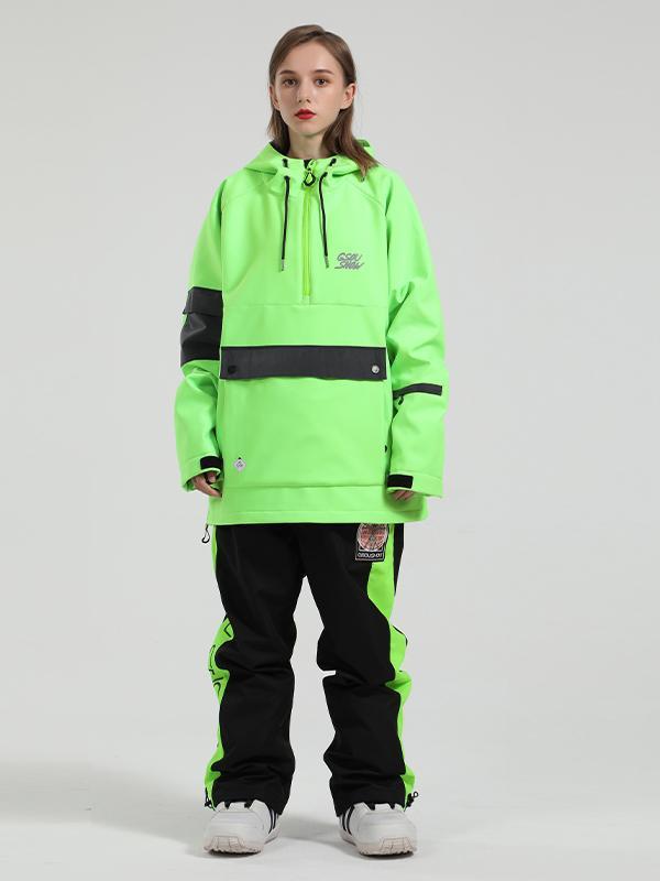 Gsou Snow Unisex-Schneeanzüge mit Reflektoren für Herren und Männer