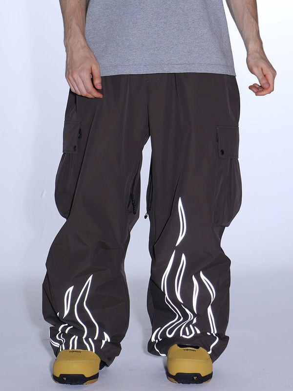 Gsou Snow Furious Spark Reflektierende Cargo-Schneehose für Damen