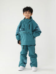 Air Pose Kinder-Cargo-Schneejacke und -hose mit Blumenmuster