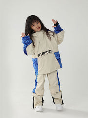 Air Pose Anorak-Schneejacke und -hose für Kinder mit Blumenmuster