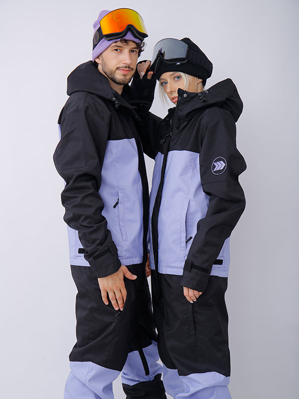 Snowshred Alpine Ranger Colorblock Einteiler-Schneeanzug für Damen