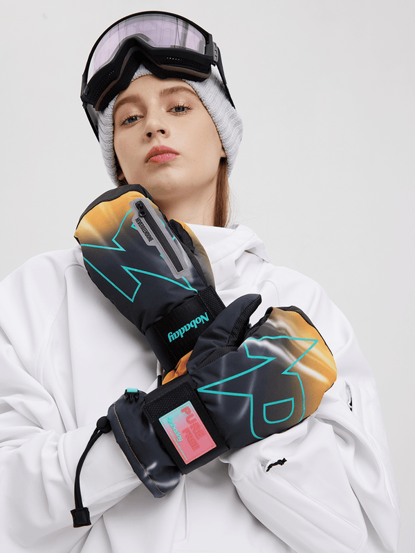 Nobaday Fluorspar Snowboard-Fäustlinge für Damen