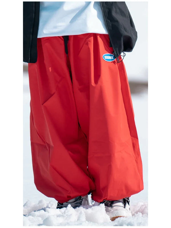 Doorek Unisex Super Baggy Schneehose für Damen