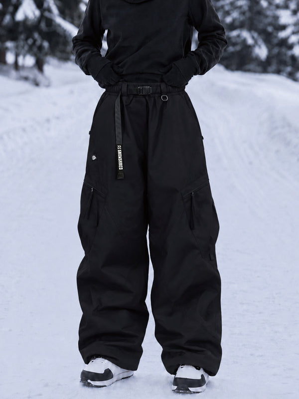 TerrainFlex Freestyle Oversized Cargo Snowboardhose für Damen – Crew Edition