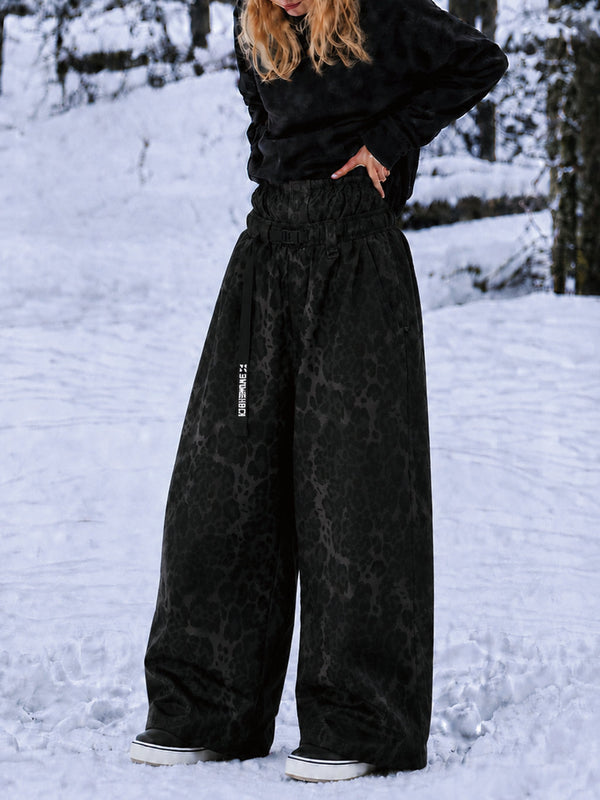 Hyper Beast Damen-Snowboardhose, strapazierfähig, vielseitig, Freestyle, Baggy-Design