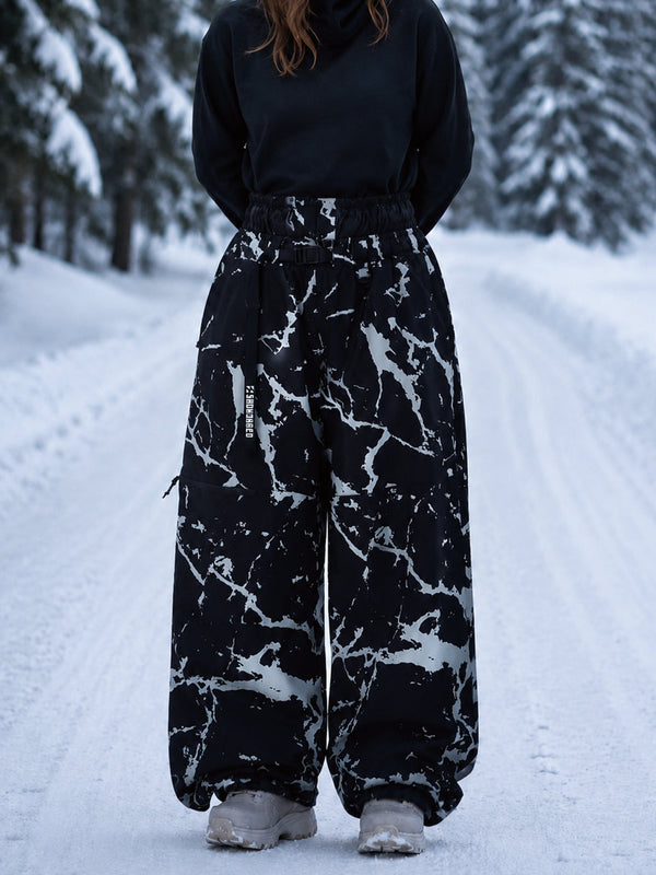 Urban Storm Damen-Snowboardhose, strapazierfähig, Utility, Freestyle, Baggy
