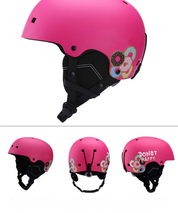 Unisex-Snowboardhelm „Gsou Snow“ für Jungen, ganzjährig, mit Cartoon-Motiven, für den Winter.