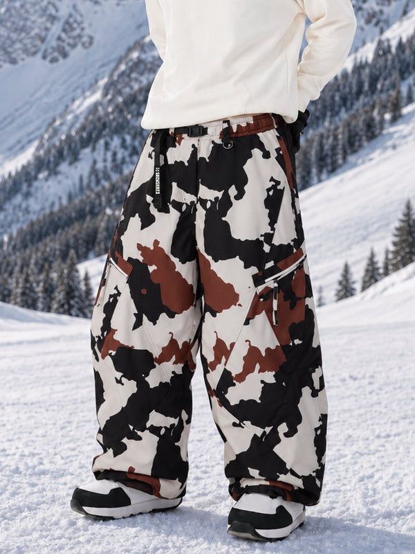 Pantalon de snowboard cargo oversize TerrainFlex Freestyle pour homme – Édition Crew