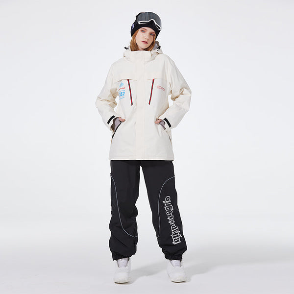 SpeedPanda Mountain Unisex Alpine Avalanche Flare Expedition Schneeanzug für Damen und Herren