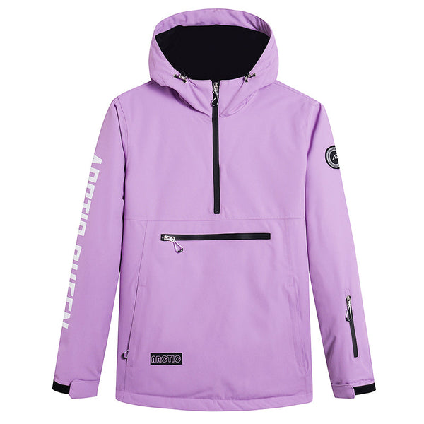 Damen Challenger Half-Zip Anorak-Schneejacke
