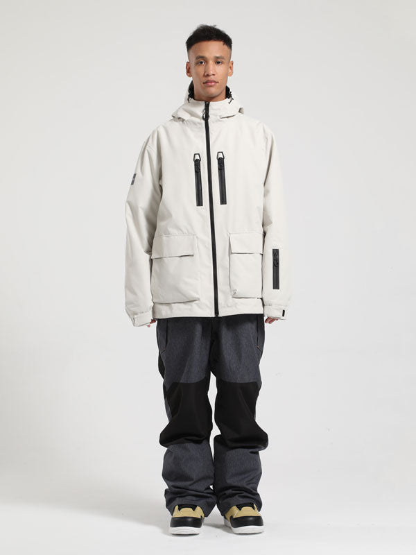 Gsou Snow Winter Ranger Cargo-Schneejacke & Latzhose für Herren (Set)