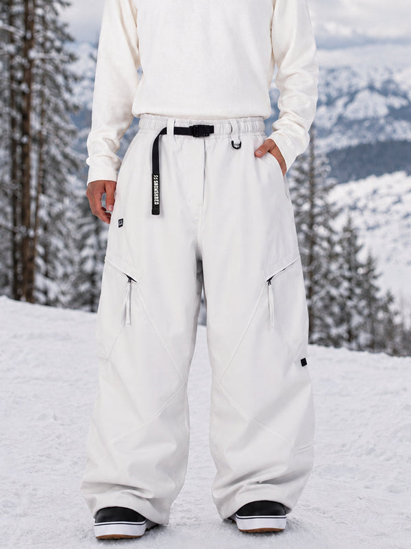 Pantalon de snowboard cargo oversize TerrainFlex Freestyle pour homme – Édition Crew