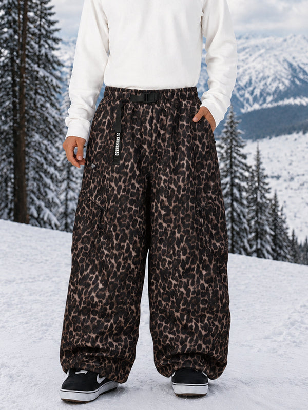 Pantalon de snowboard cargo oversize TerrainFlex Freestyle pour homme – Édition Crew