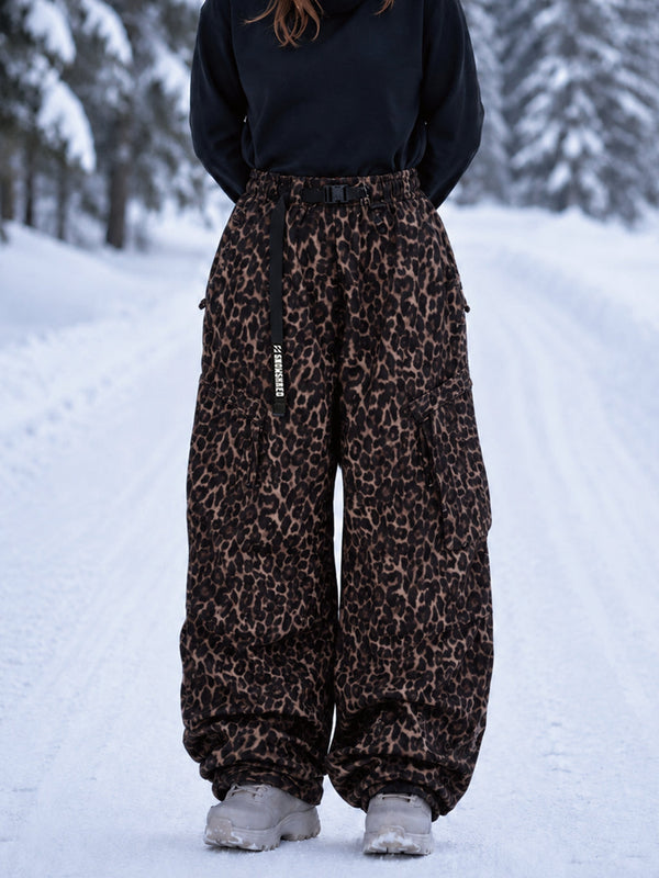 TerrainFlex Freestyle Oversized Cargo Snowboardhose für Damen – Crew Edition