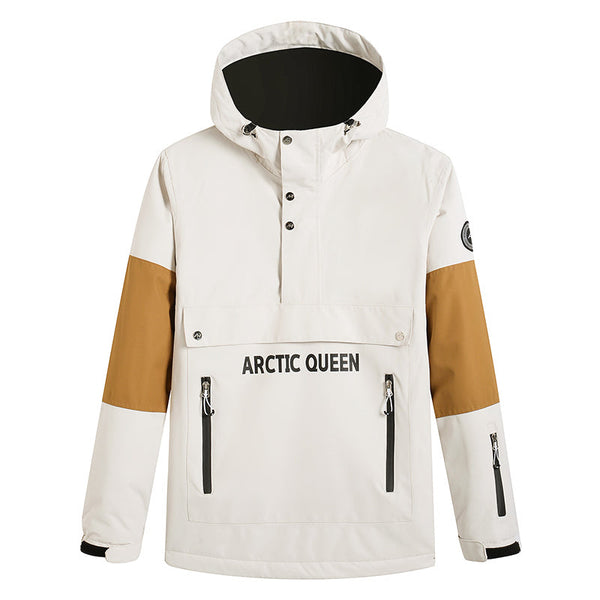 Herren Challenger Anorak-Schneejacke mit halbem Reißverschluss
