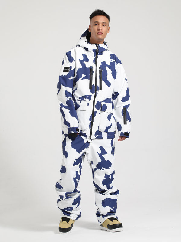 Gsou Snow Winter Ranger Cargo-Schneejacke & Latzhose für Herren (Set)