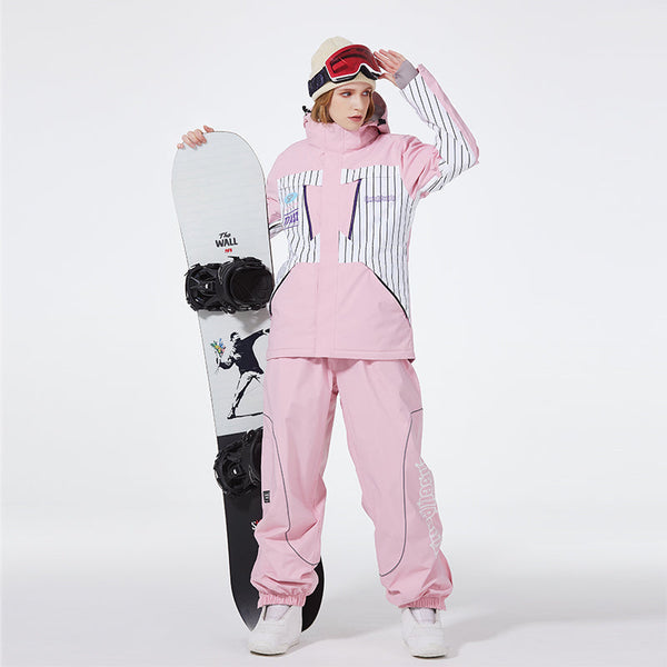SpeedPanda Mountain Unisex Alpine Avalanche Flare Expedition Schneeanzug für Damen und Herren