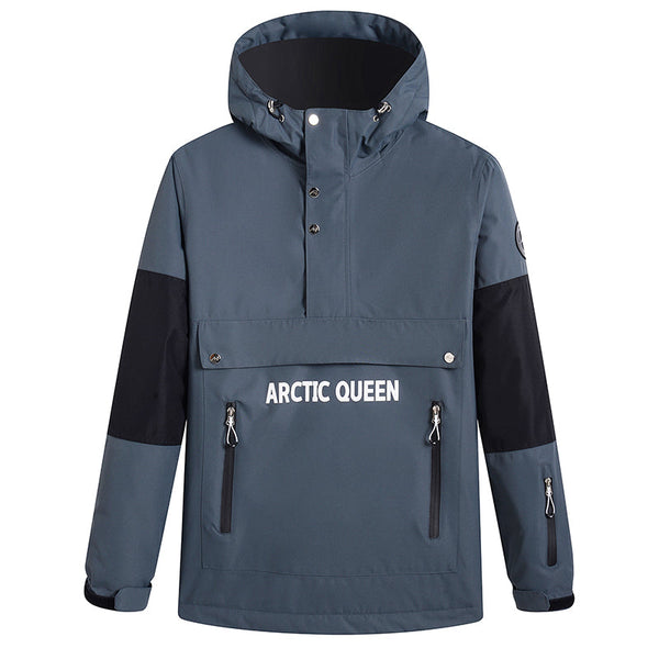 Damen Challenger Half-Zip Anorak-Schneejacke