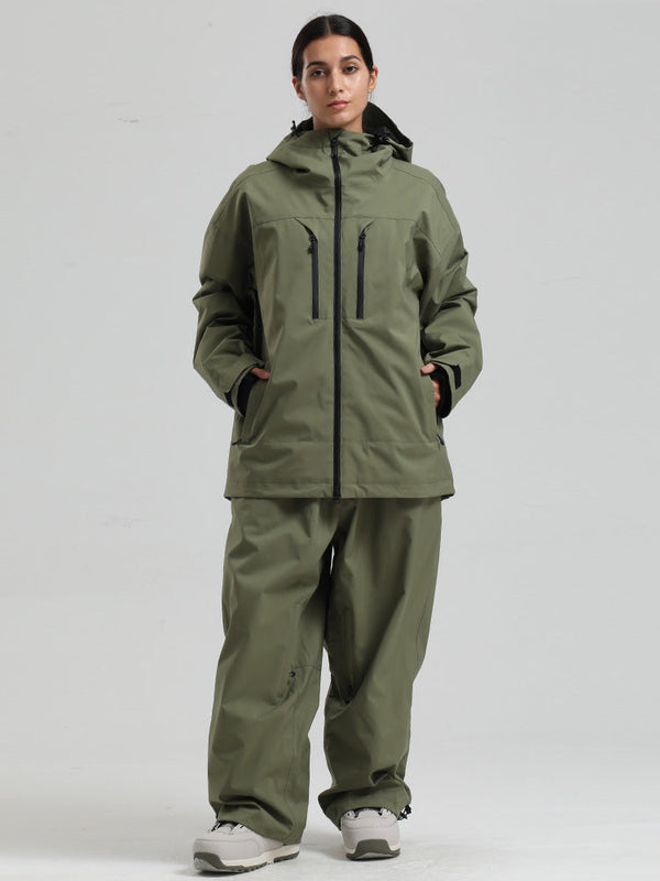 Gsou Snow Durable Mountain Pro Damen-Schneeanzüge mit Isolierung und Windschutz