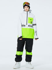 Mountain Peak SnowGuard Schneeanzüge für Damen mit halbem Reißverschluss und Anorak