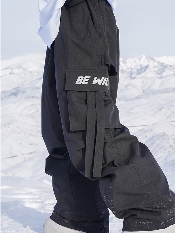 Damen Born To Be Wild Mountain Chill Baggy Schneehose