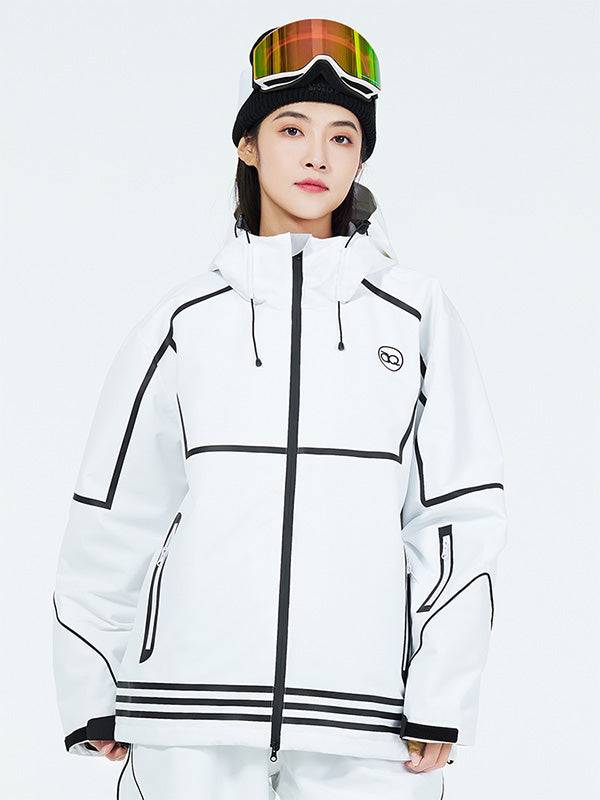 Arctic Queen Winter Impression Zip Schneejacke für Damen