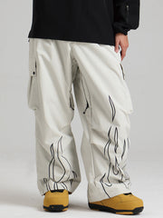 Gsou Snow Furious Spark Reflektierende Cargo-Schneehose für Damen
