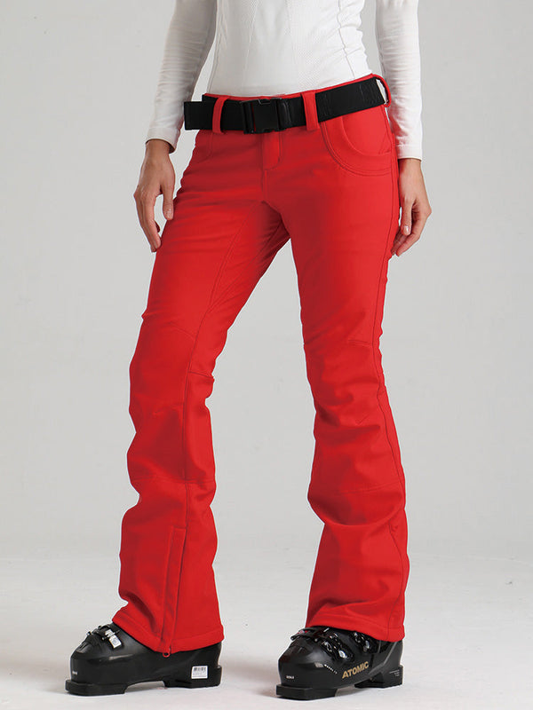 Gsou Snow Alpine Chic Flare Stretch-Skihose für Damen