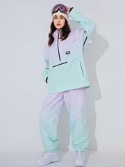 Bunte Neon-Winter-Snowboardanzüge für Damen