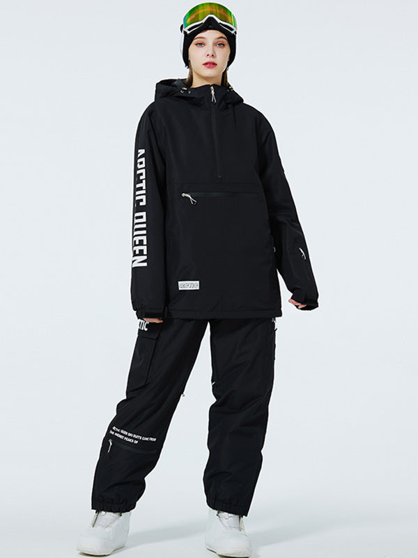 WinterPeak SnowGuard Anorak-Schneeanzüge für Herren mit halbem Reißverschluss