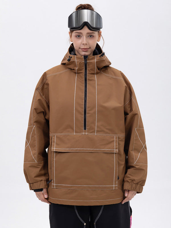 Women's All Season Mountain Vibe Streetstorm Pullover Camo Snowboard Jacket