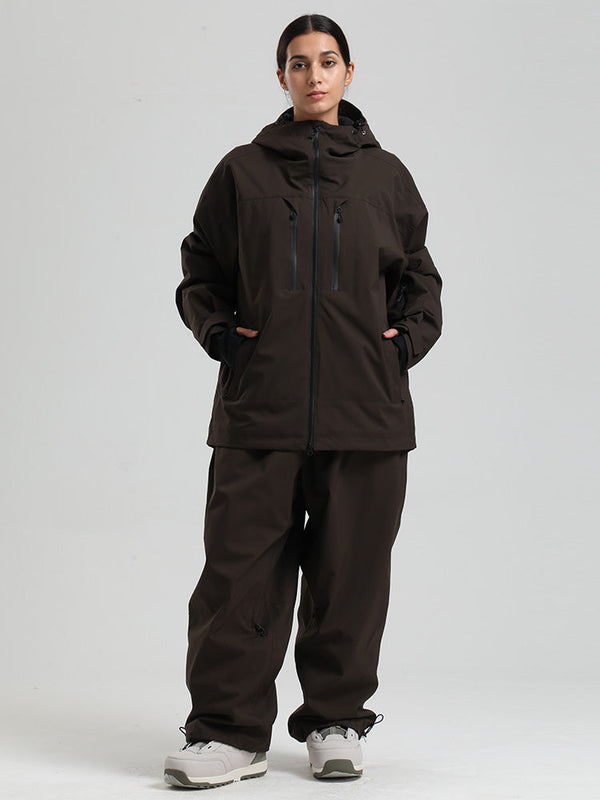 Gsou Snow Durable Mountain Pro Damen-Schneeanzüge mit Isolierung und Windschutz
