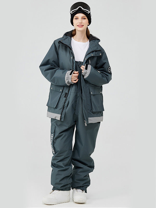 Damen-Winter-Set Mountain Dope Ski- und Snowboardjacke & -hose, isoliert