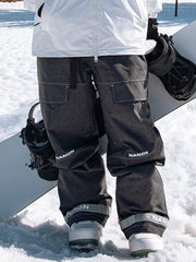Nandn Mountain Beast Denim Prime Baggy Snowboardhose für Herren