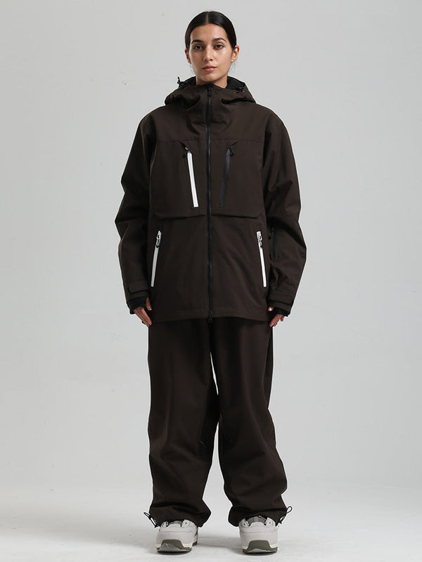 Women's Gsou Snow Durable Mountain Pro Winter Function Cargo Snow Suits