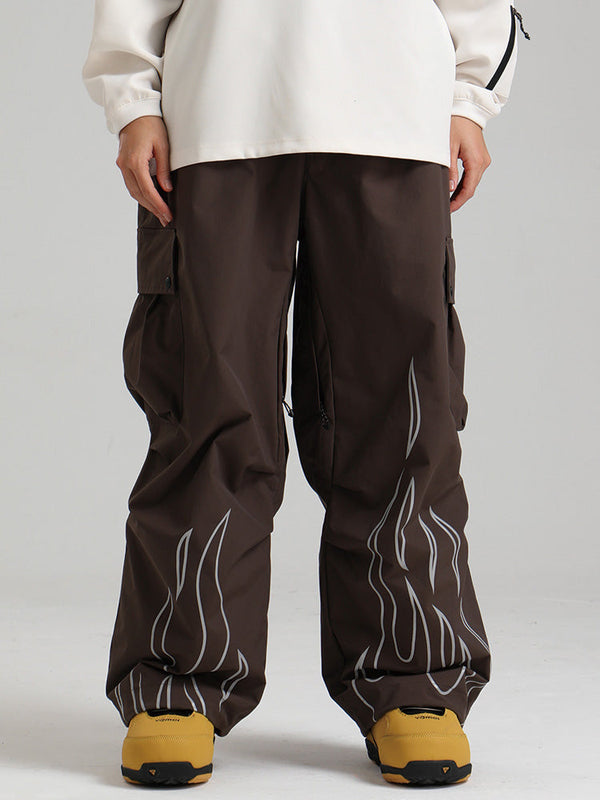Gsou Snow Furious Spark Reflektierende Cargo-Schneehose für Damen