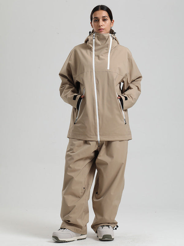 Gsou Snow HyperDrive Ganzjahres-Skianzug für Damen mit Farbblock-Design