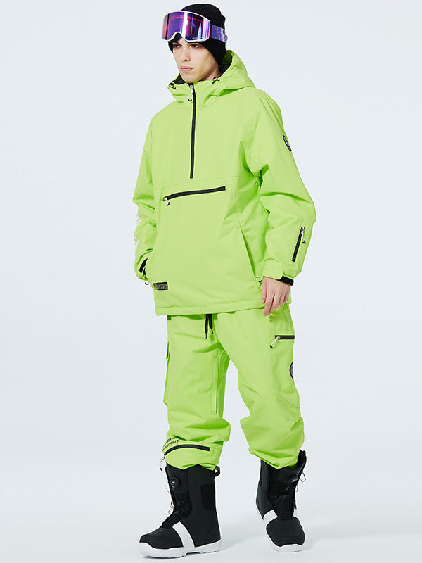 WinterPeak SnowGuard Anorak-Schneeanzüge für Damen mit halbem Reißverschluss