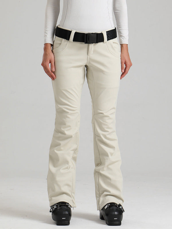 Gsou Snow Alpine Chic Flare Stretch-Skihose für Damen