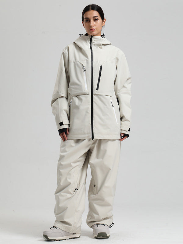 Women's Gsou Snow Durable Mountain Pro Winter Function Cargo Snow Suits