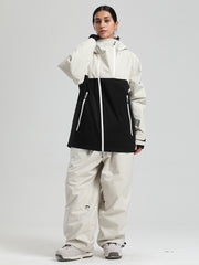 Gsou Snow HyperDrive Ganzjahres-Skianzug für Damen mit Farbblock-Design