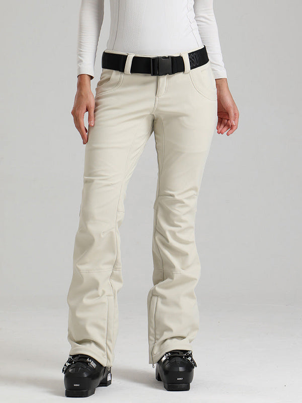 Gsou Snow Alpine Chic Flare Stretch-Skihose für Damen