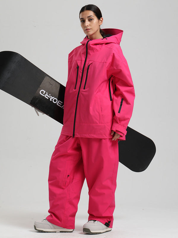 Gsou Snow Durable Mountain Pro Damen-Schneeanzüge mit Isolierung und Windschutz