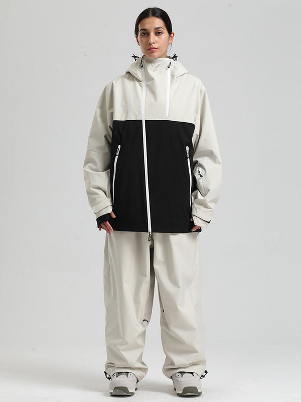 Gsou Snow HyperDrive Ganzjahres-Skianzug für Damen mit Farbblock-Design