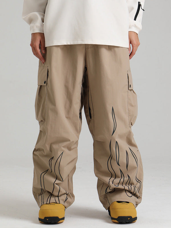 Gsou Snow Furious Spark Reflektierende Cargo-Schneehose für Damen