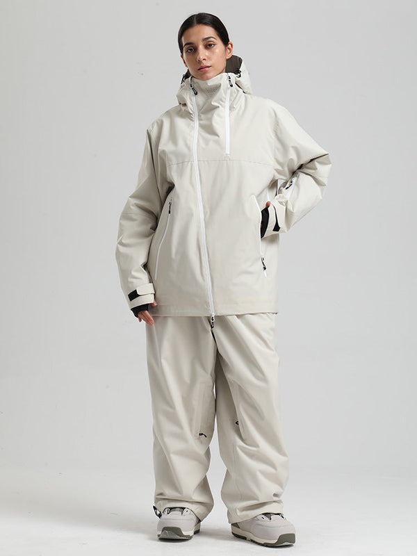 Gsou Snow HyperDrive Ganzjahres-Skianzug für Damen mit Farbblock-Design