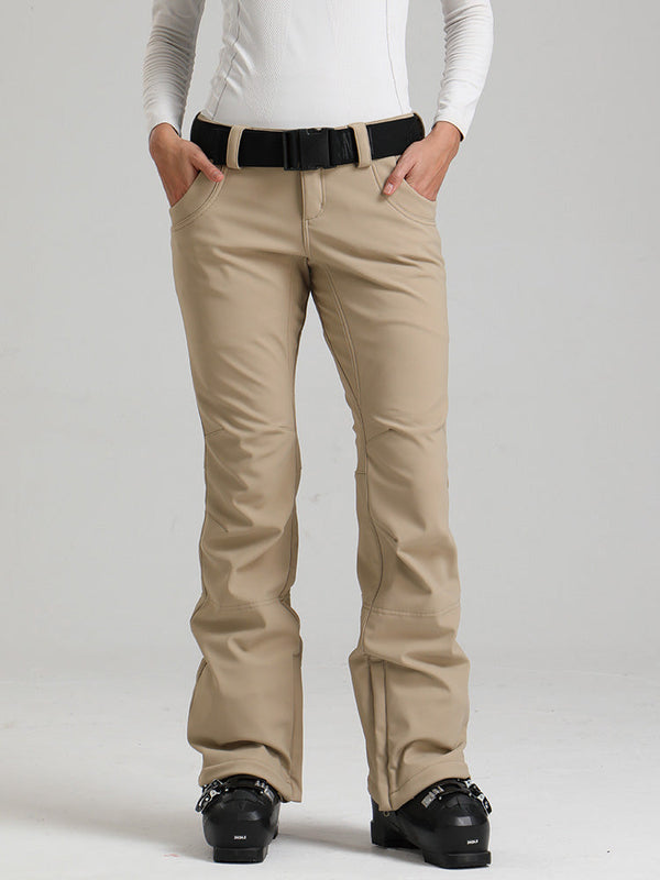 Gsou Snow Alpine Chic Flare Stretch-Skihose für Damen