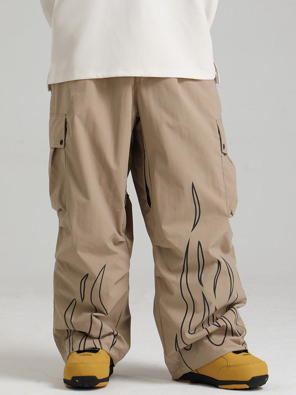 Gsou Snow Furious Spark Reflektierende Cargo-Schneehose für Damen