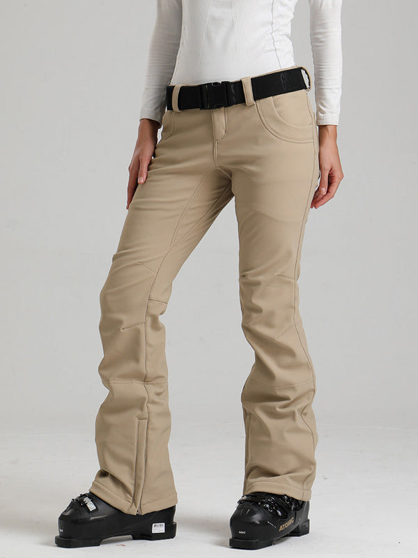 Gsou Snow Alpine Chic Flare Stretch-Skihose für Damen