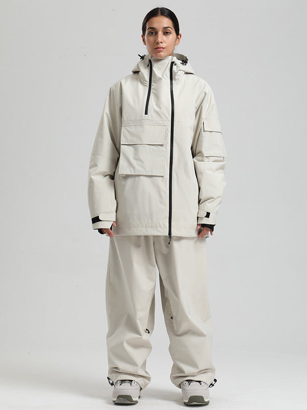 Women's Gsou Snow Terrain Flow FlexZip Hybrid Cargo Snowboard Suits